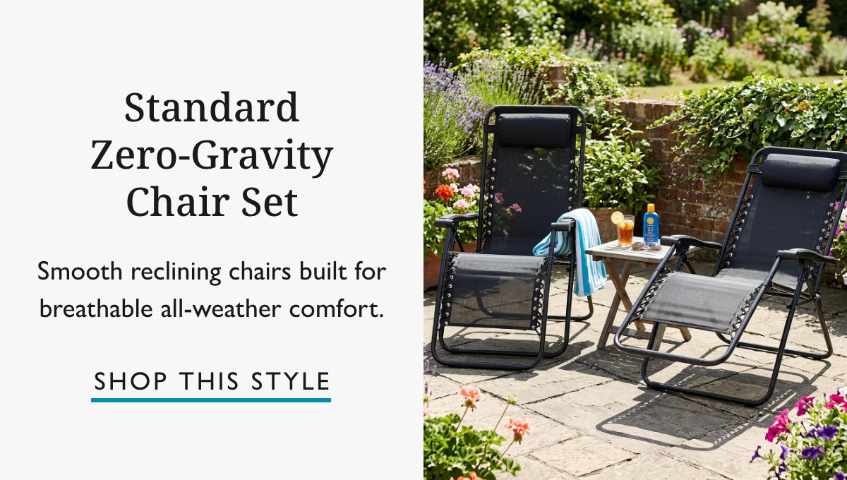Standard  Zero-Gravity  Chair Set