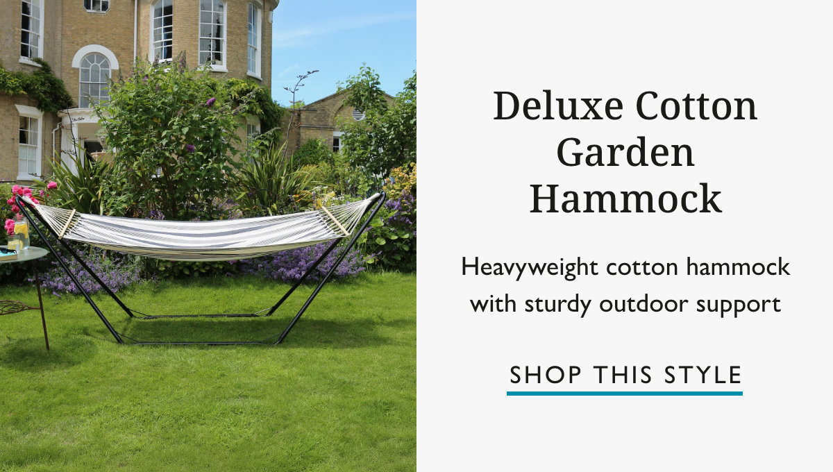 Deluxe Cotton Garden Hammock