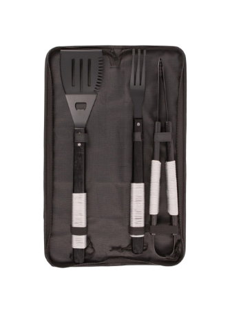 3pc Wooden BBQ Tool Set