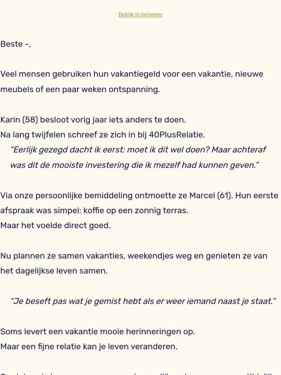 “Dit was de beste investering die ik in jaren heb gedaan”