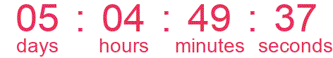 Countdown to offers ending