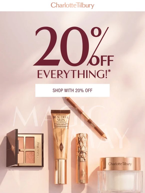 20% Off Is HERE!  ✨