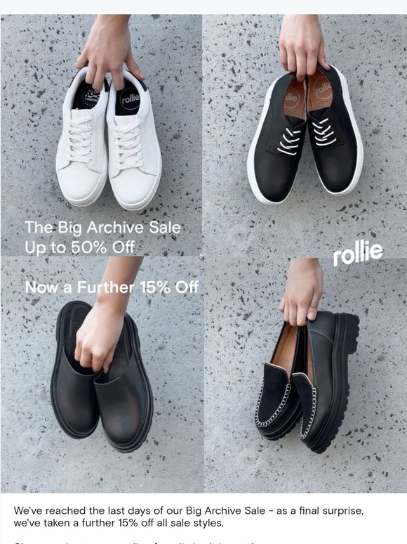 Take a further 15% off
