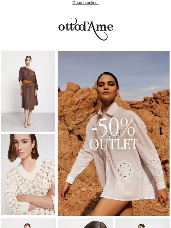 🤎 OUTLET -50% >> ora online!