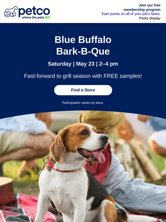 🗓 MARK IT: FREE Bark-B-Que this Saturday!