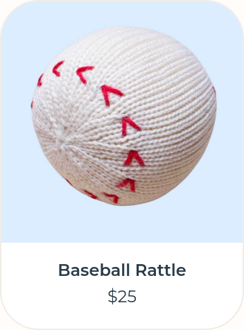 Baseball Rattle - $25