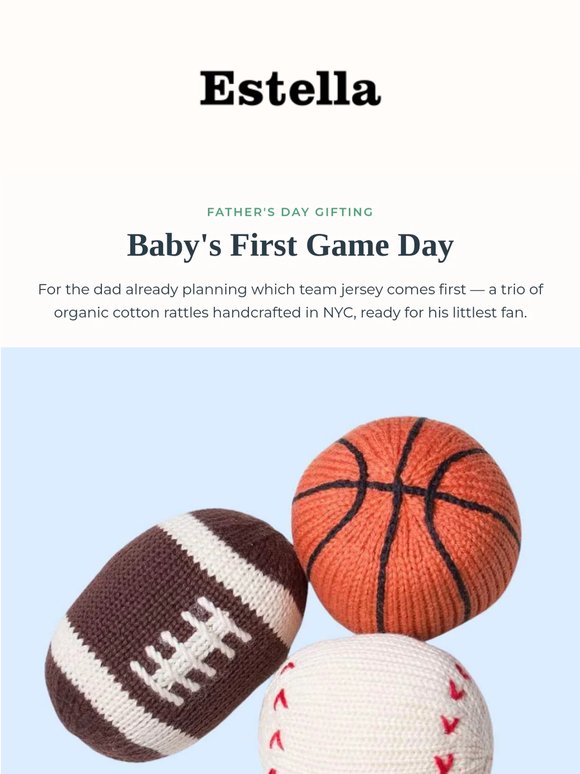 His Littlest Fan's First Game Day Gift