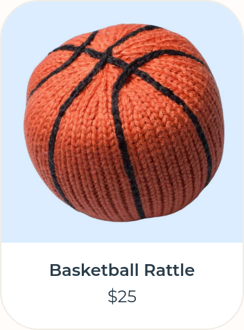 Basketball Rattle - $25