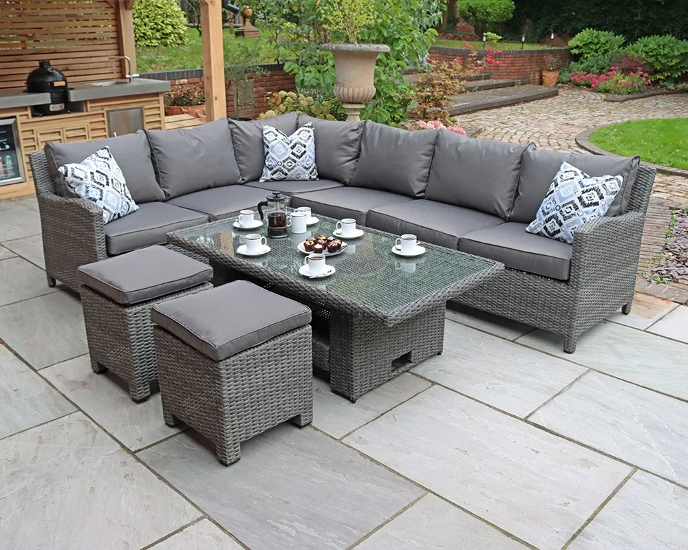 Image of Royalcraft Paris 7pc Deluxe Modular Corner Set