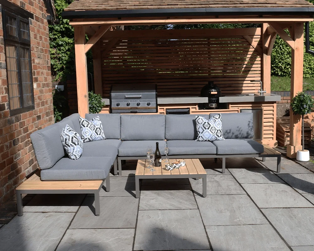 Image of Royalcraft Aspen 6 Seat Corner & Table Modular Set