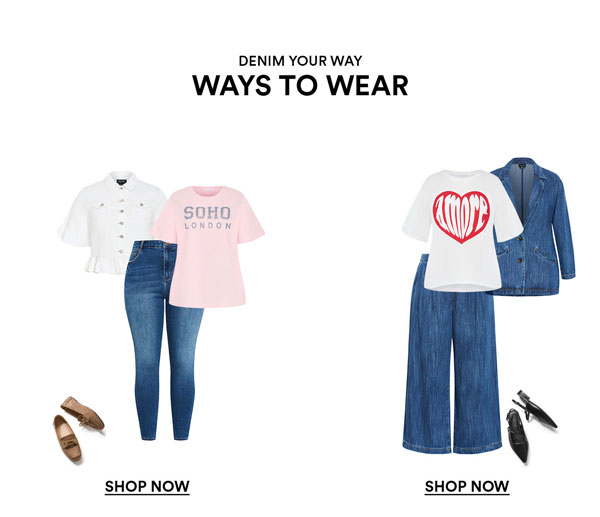Shop 50% Off* All Online Exclusive Denim & Tees