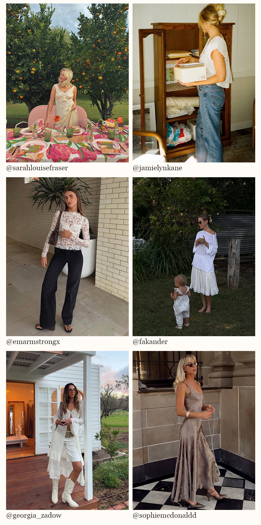 SHOP THEIR LOOKS