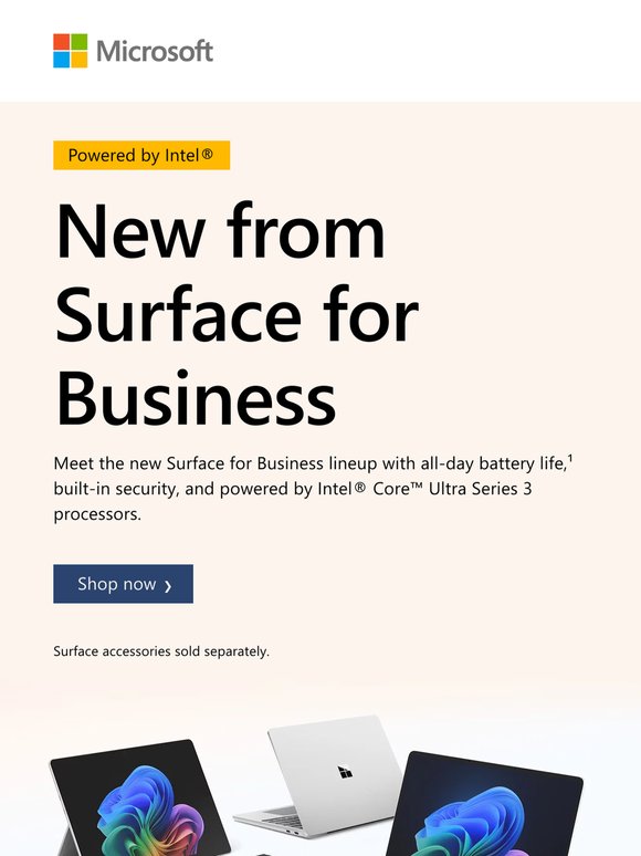 Introducing new Surface for Business | Intel