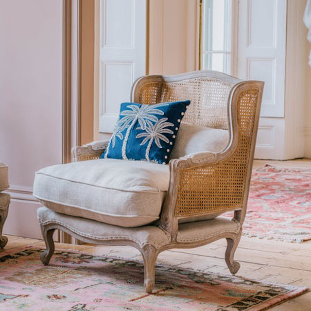 Caden Lenox Cane Armchair