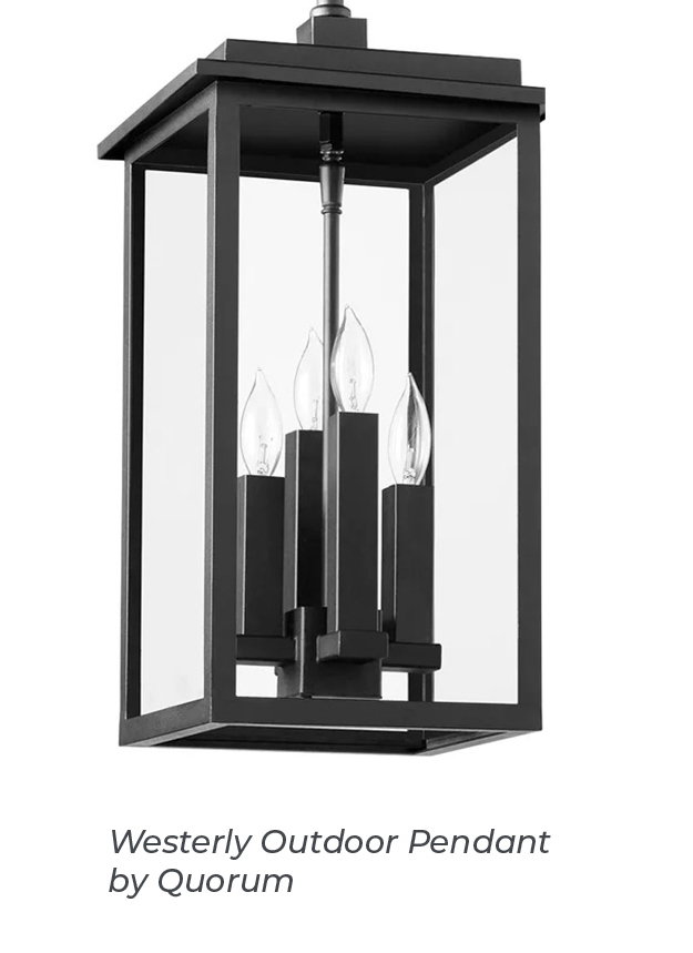 Westerly Outdoor Pendant by Quorum