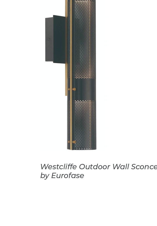 Westcliffe Outdoor Wall Sconce by Eurofase