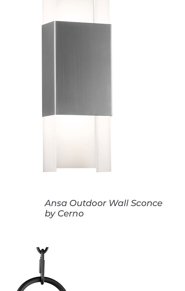 Ansa Outdoor Wall Sconce by Cerno