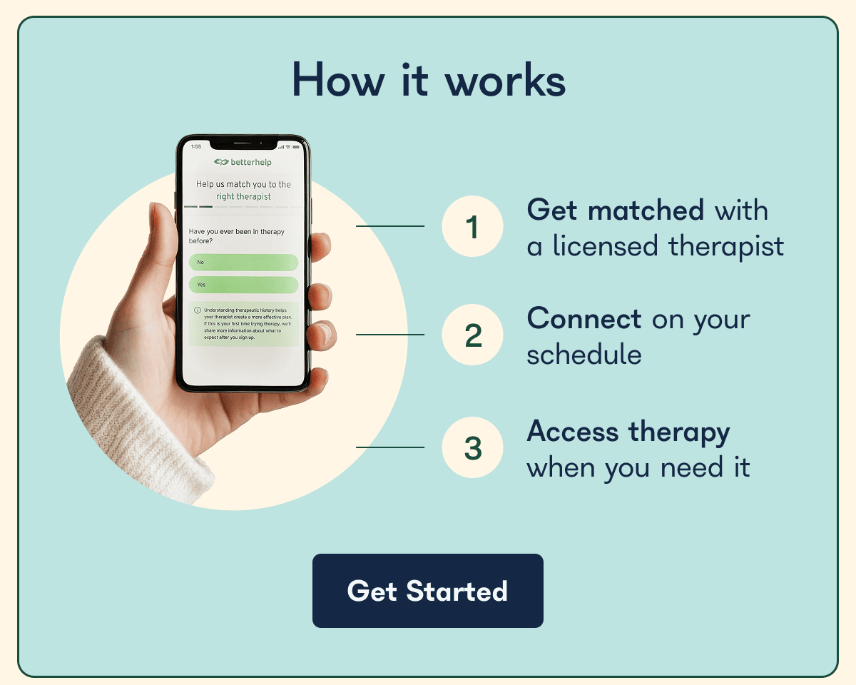 How it works Get matched with 1 a licensed therapist 2 Connect on your schedule  3 Access therapy when you need it
