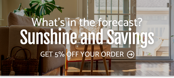 Save 5% off your order this Memorial Day!