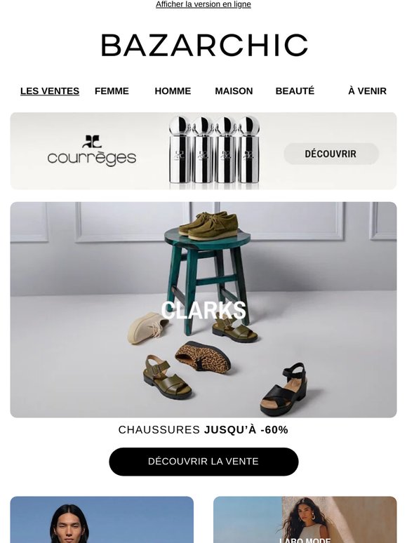 Clarks, Nuxe, Harris Wilson... La sélection du jour