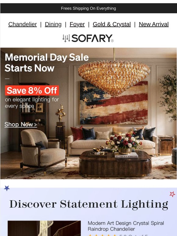 ⚡Memorial Day Sale Starts Now