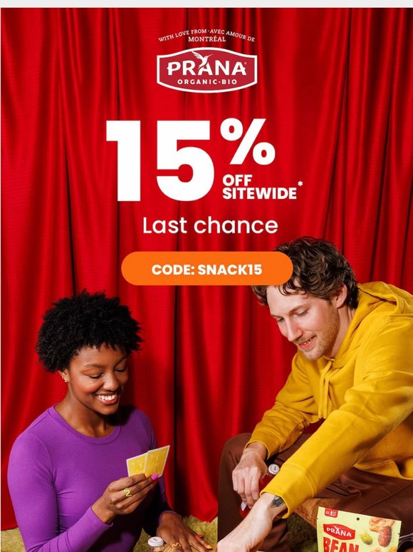 Only a few days left to enjoy 15% OFF 👀