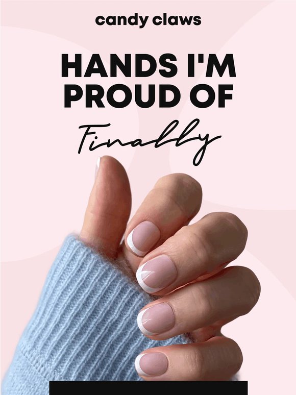 "hands i'm proud of, finally"