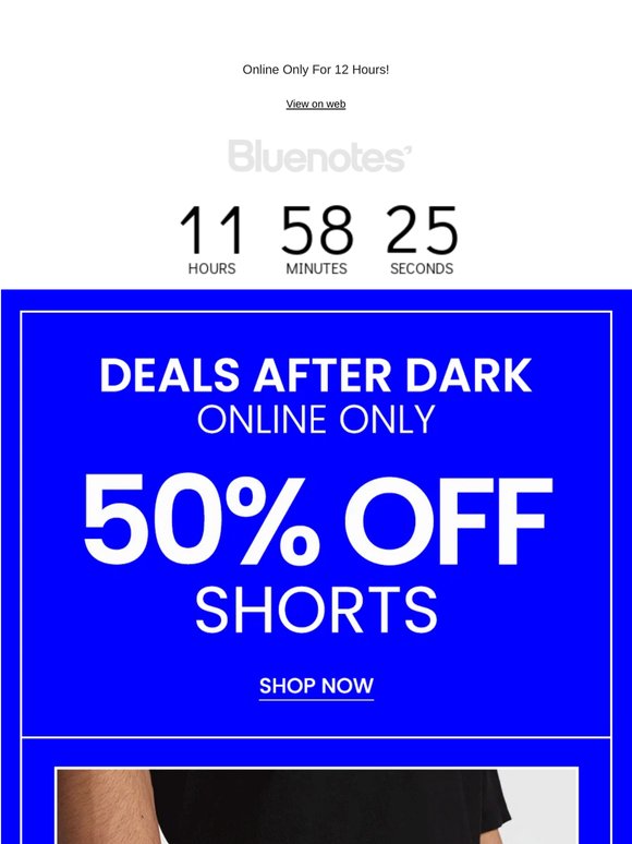 Tell Everyone: SHORTS ARE 50% OFF!