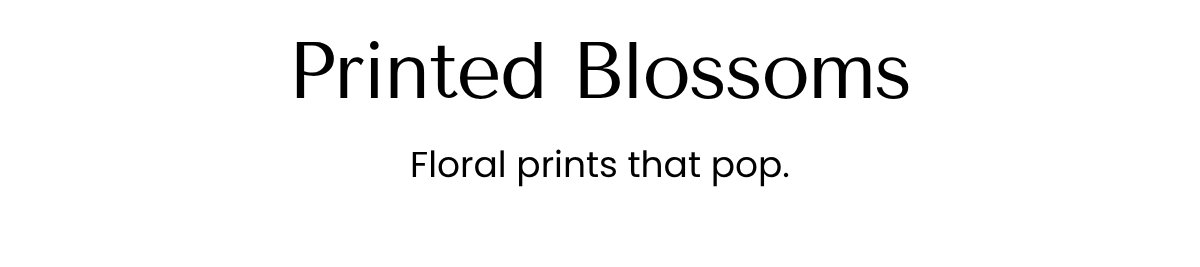 Printed Blossoms
