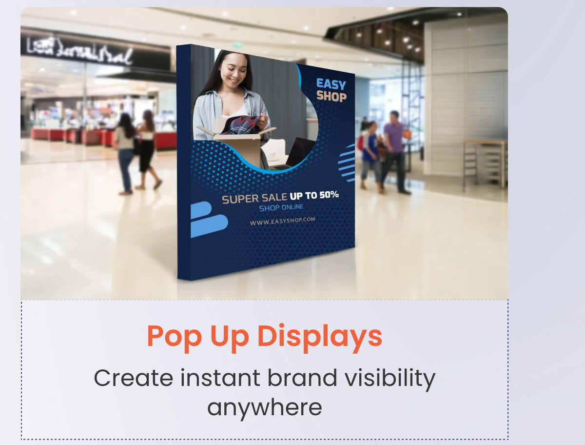 Pop Up DIsplays