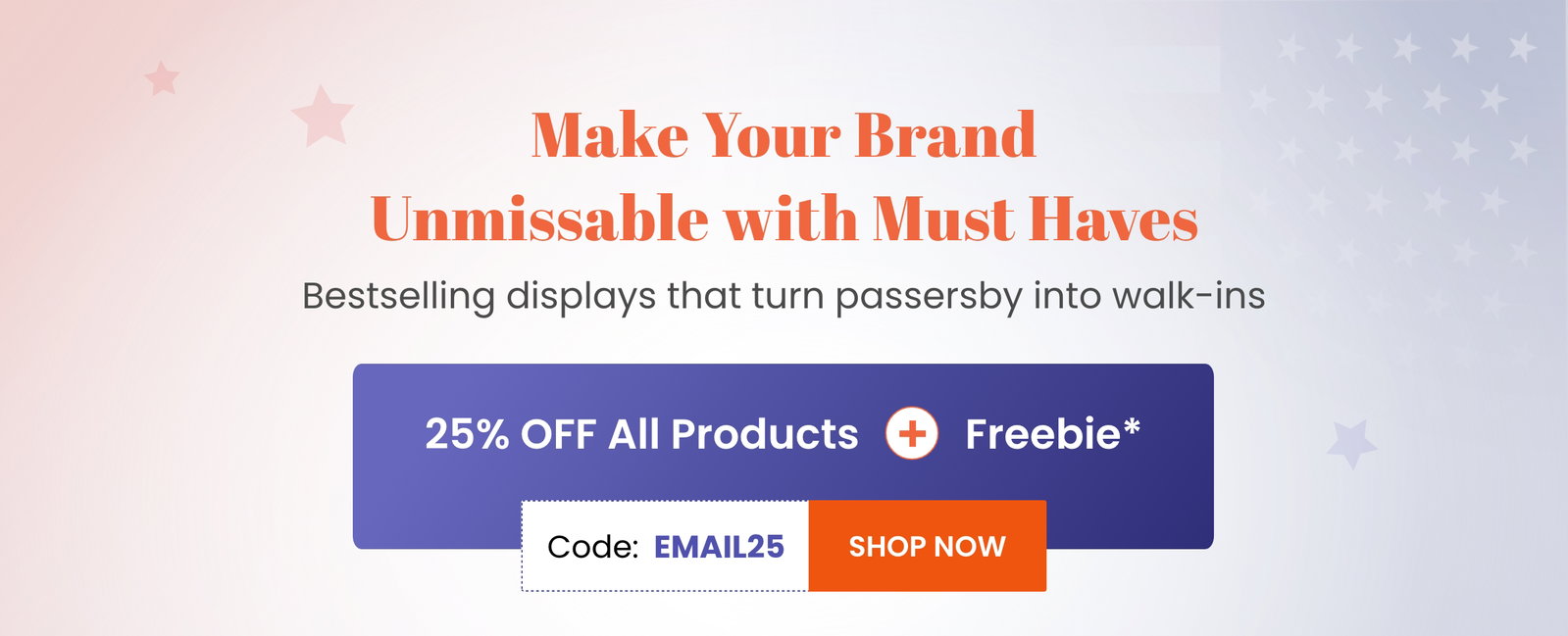 25% OFF All Products