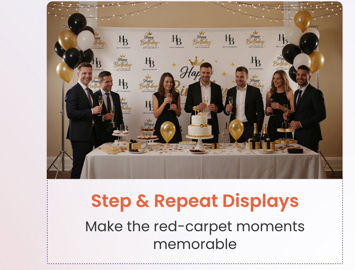 Step & Repeat Displays