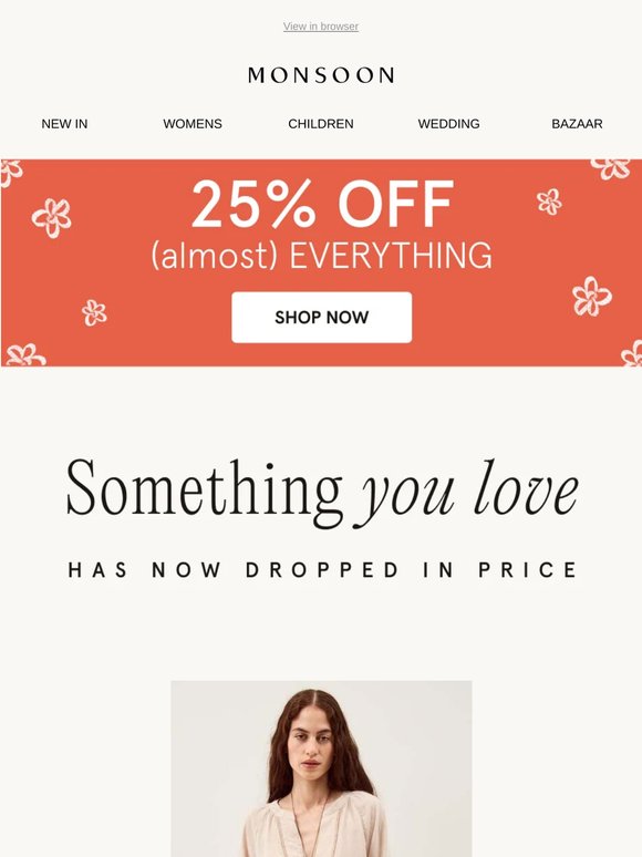 Something you love has dropped in price!