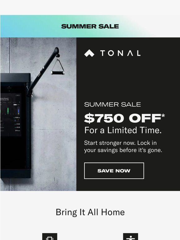$750 off won't last.