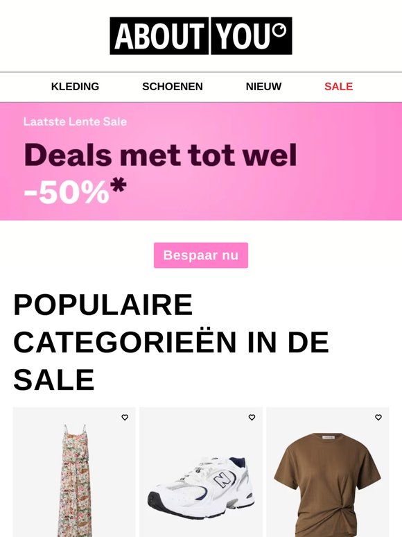 Deals met tot wel 50% korting