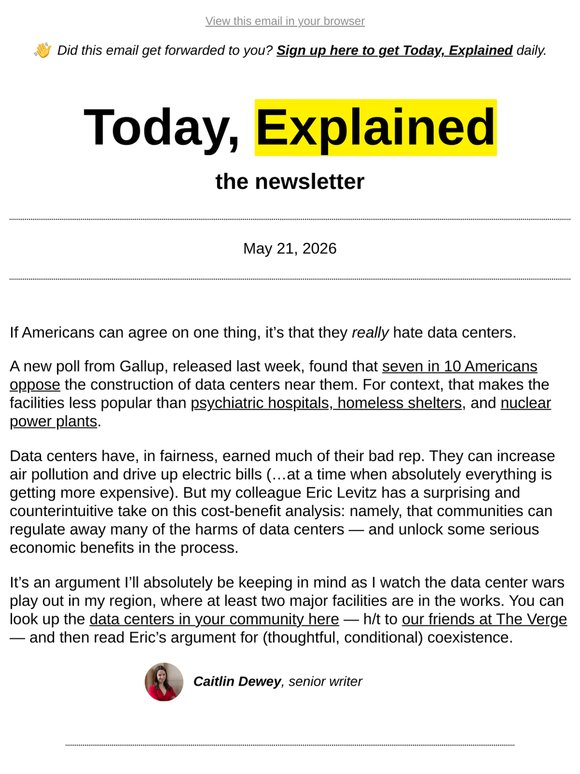 Data centers can be good, actually