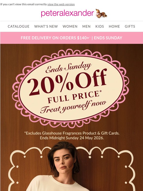 20% OFF & Good enough to eat!
