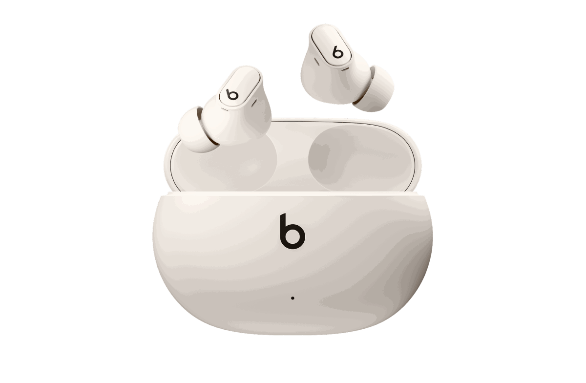 Beats Studio Buds Plus shown in white