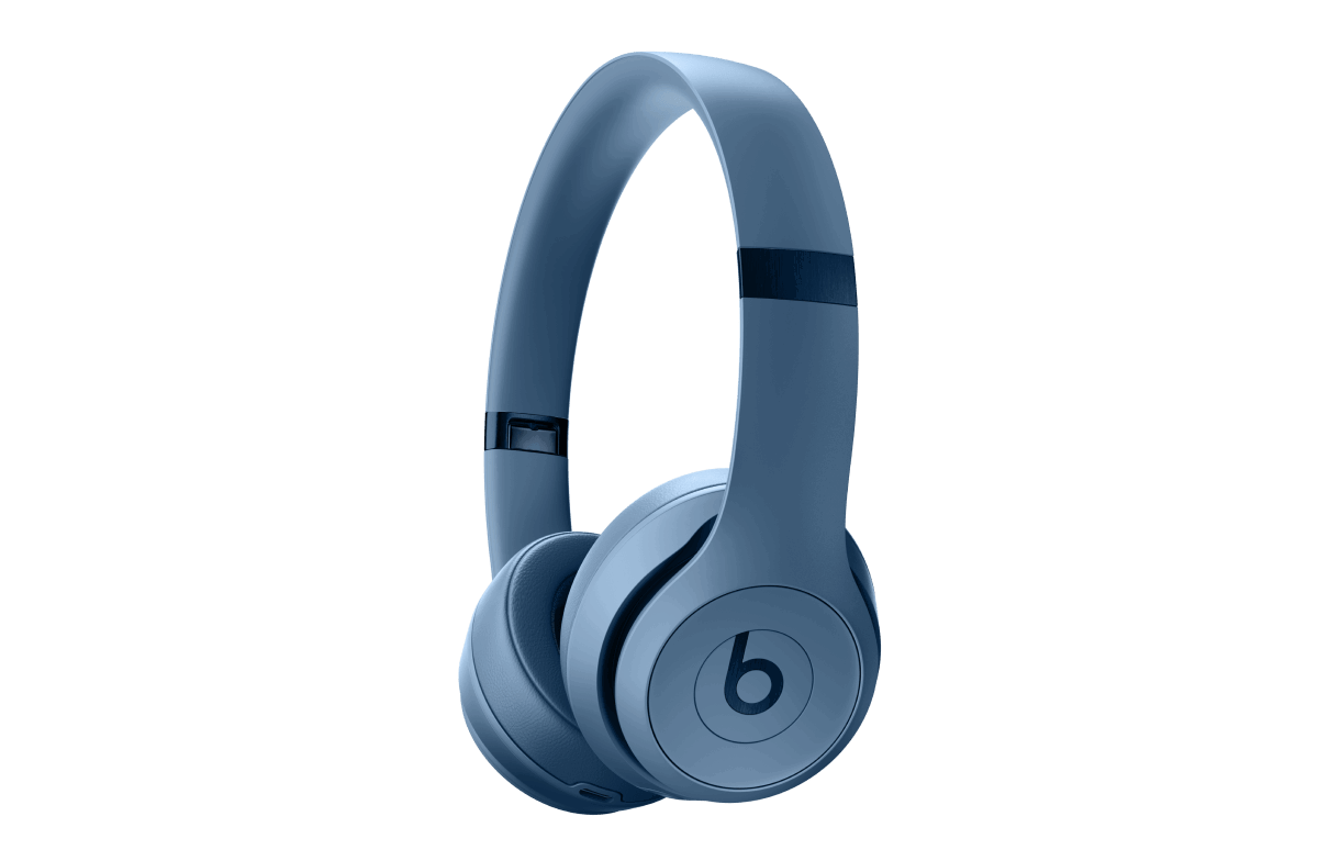 Beats Solo 4 shown in blue