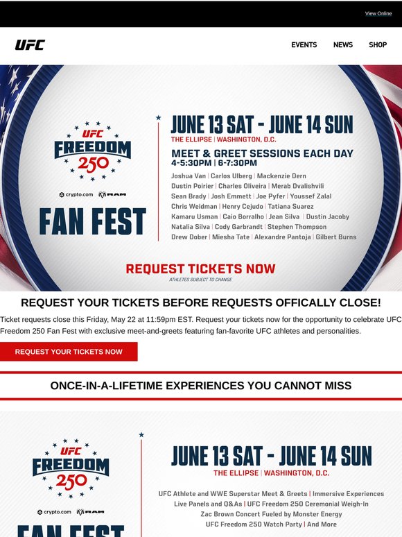 Last Chance for Tickets!