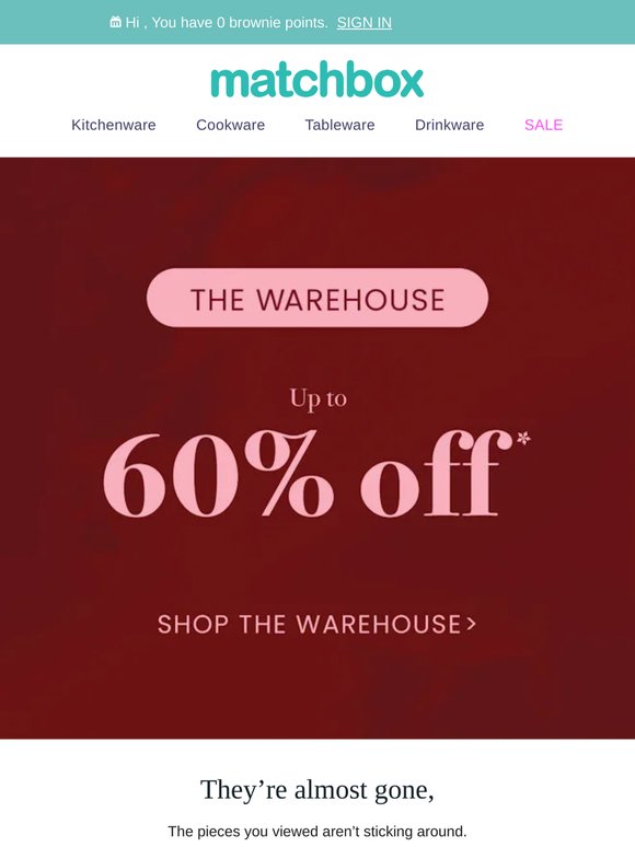 Your Warehouse picks are going fast