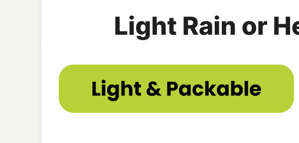 Light & Packable