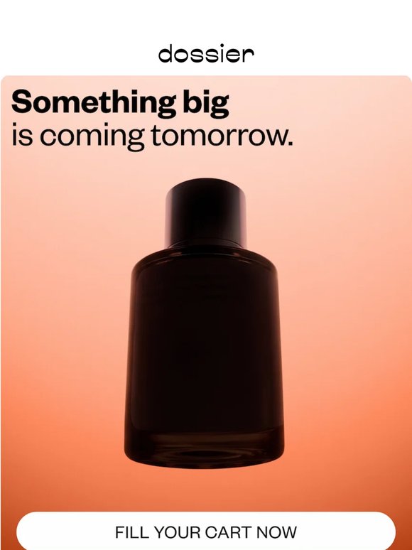 Something HUGE is coming tomorrow