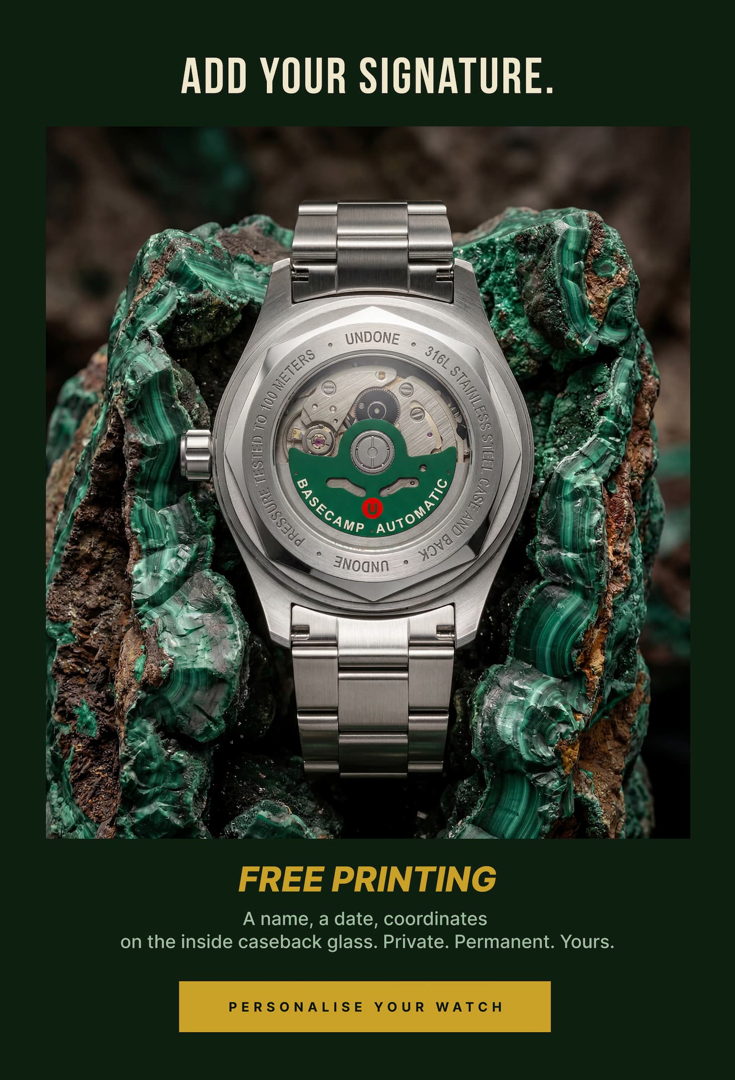 UNDONE - Basecamp GMT Malachite