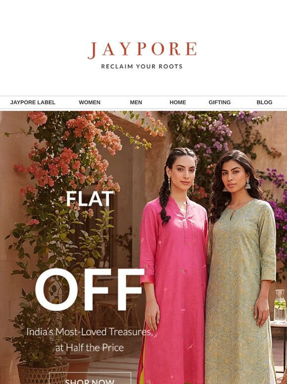 FLAT 50% OFF on Crafted Favorites