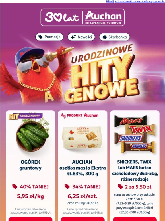 🎉URODZINOWE hity cenowe do 40% TANIEJ i nie tylko! Sprawdź >>