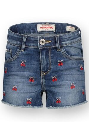 vingino Dafina Cherry mid blue wash