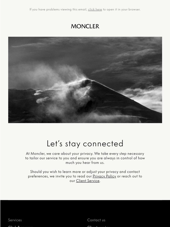 Let's Stay Connected