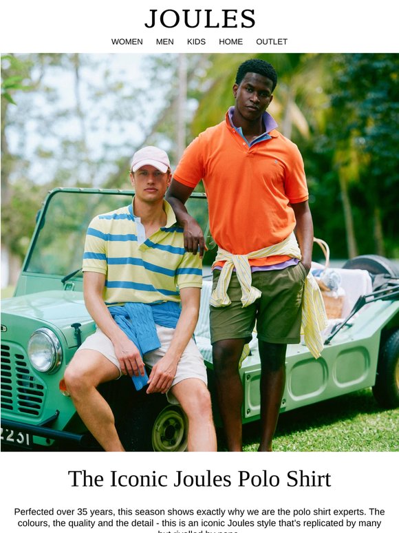 Preppy, Perfected. The Joules Polo Shirt