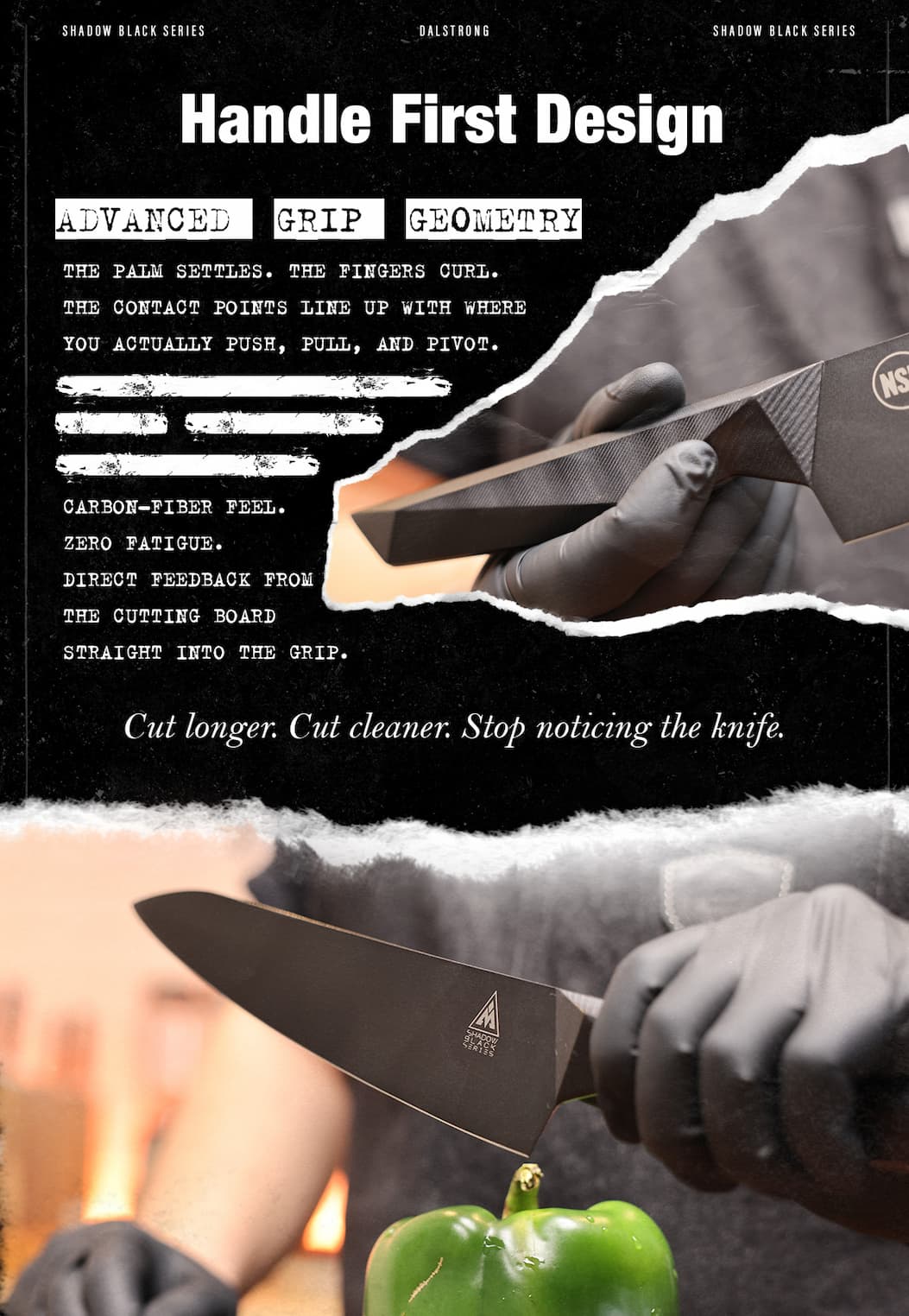 A handle that gives you closer control